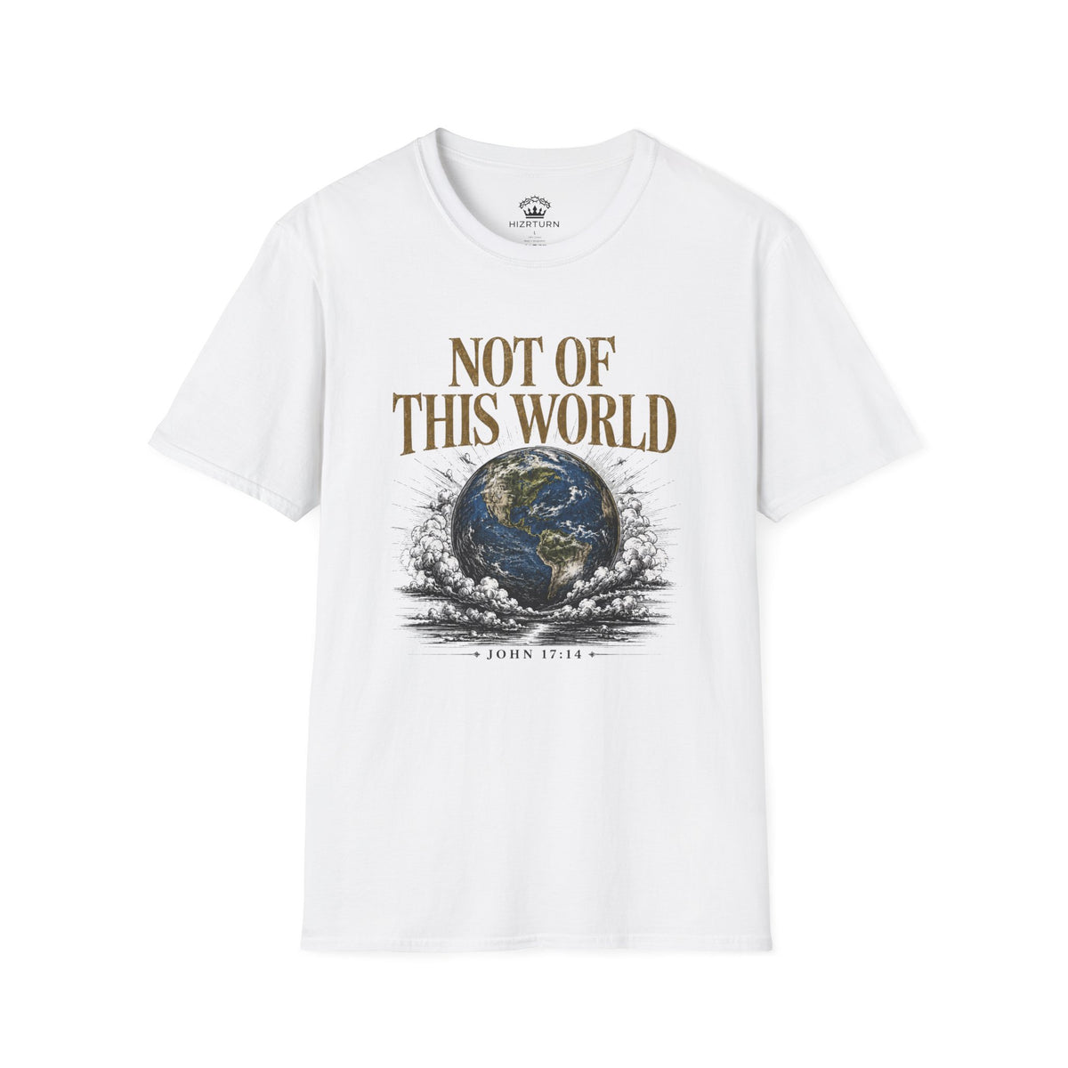 Not of This World T-Shirt — Earth Graphic Christian Tee