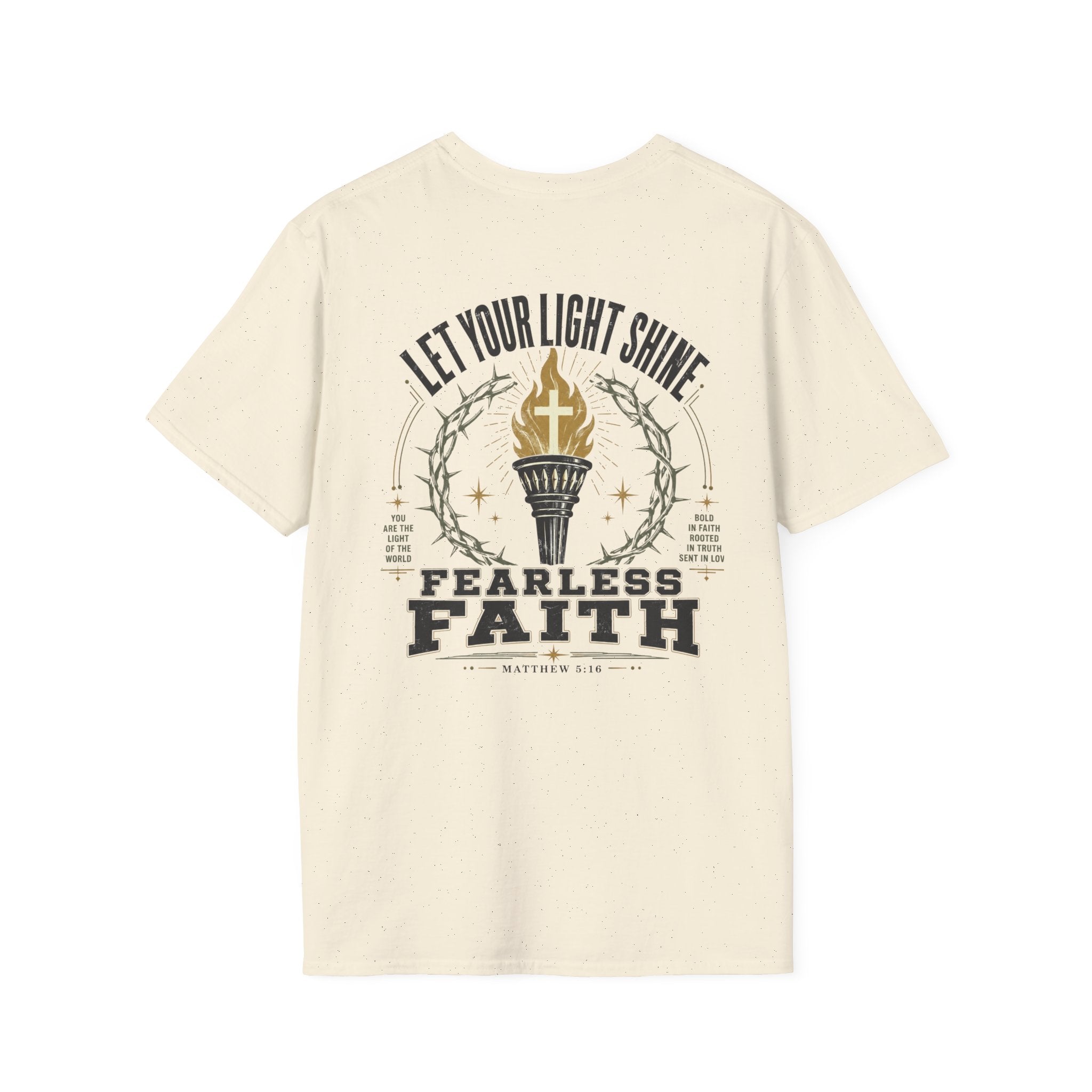 Fearless Faith T-Shirt — Torch & Crown Graphic Tee