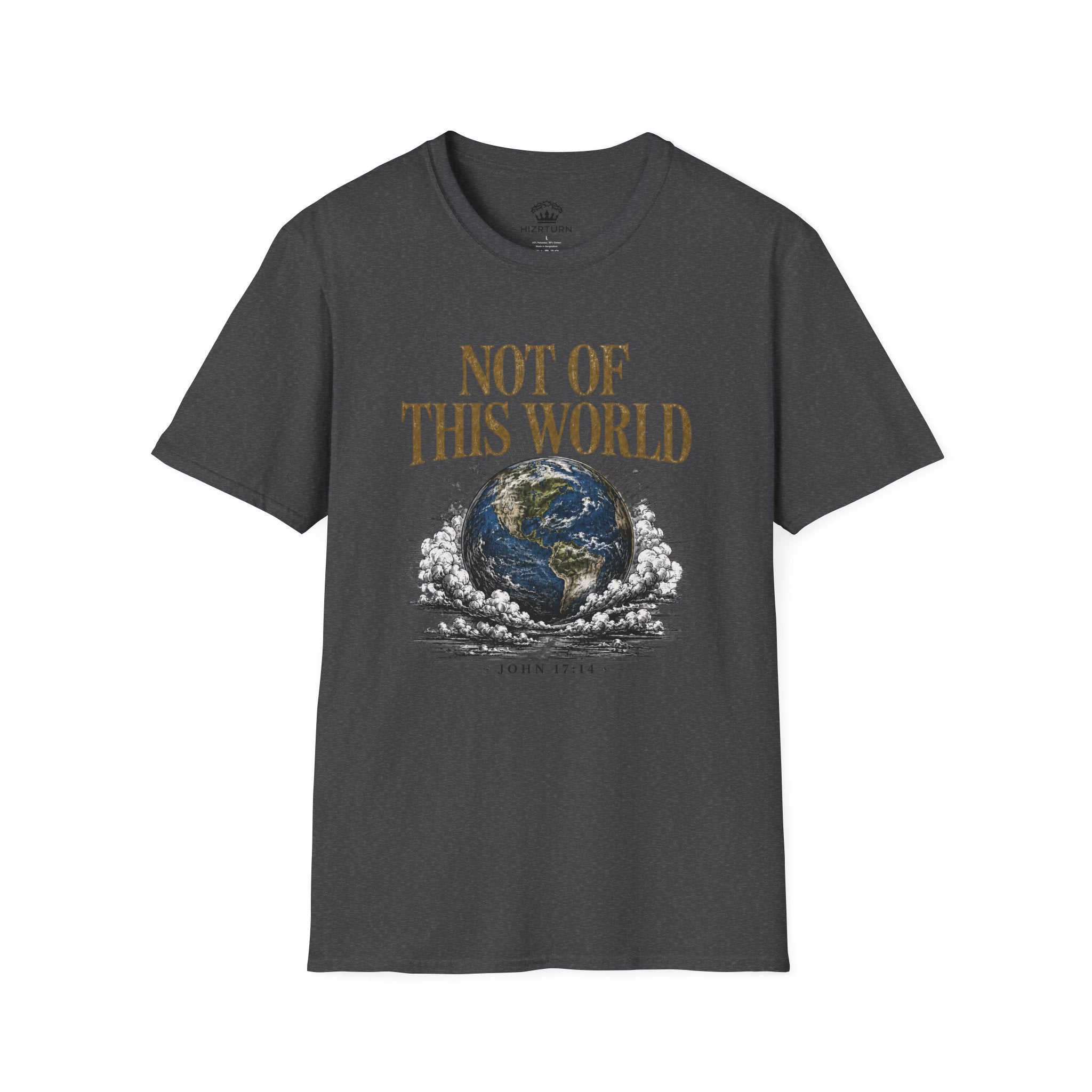 Not of This World T-Shirt — Earth Graphic Christian Tee
