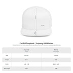 Flat Bill Snapback Hat Gold Crown Embroidery