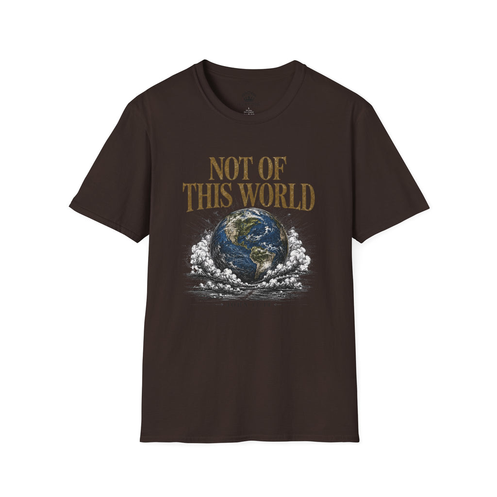 Not of This World T-Shirt — Earth Graphic Christian Tee