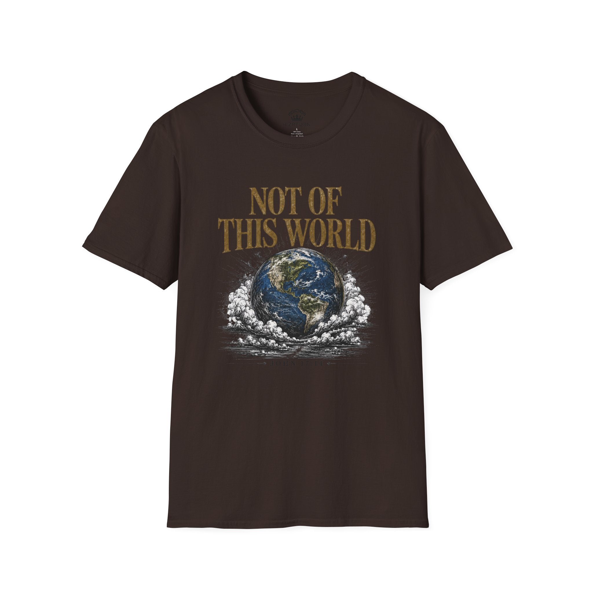 Not of This World T-Shirt — Earth Graphic Christian Tee