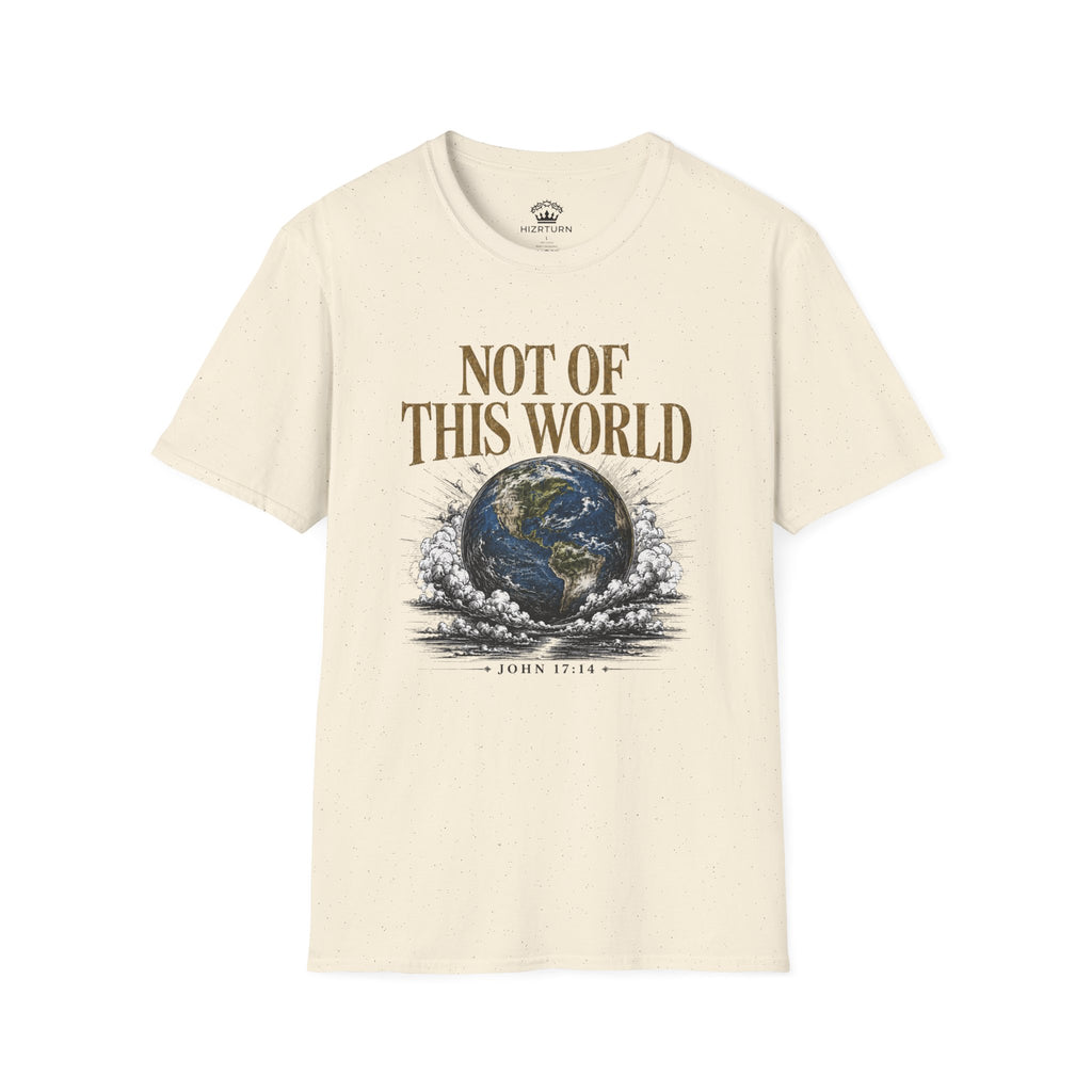 Not of This World T-Shirt — Earth Graphic Christian Tee