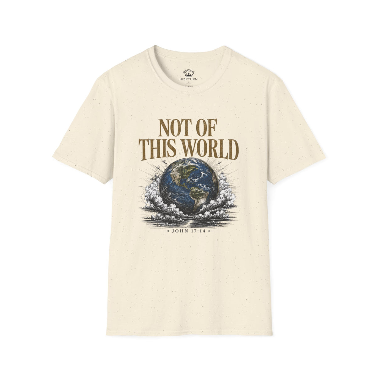 Not of This World T-Shirt — Earth Graphic Christian Tee
